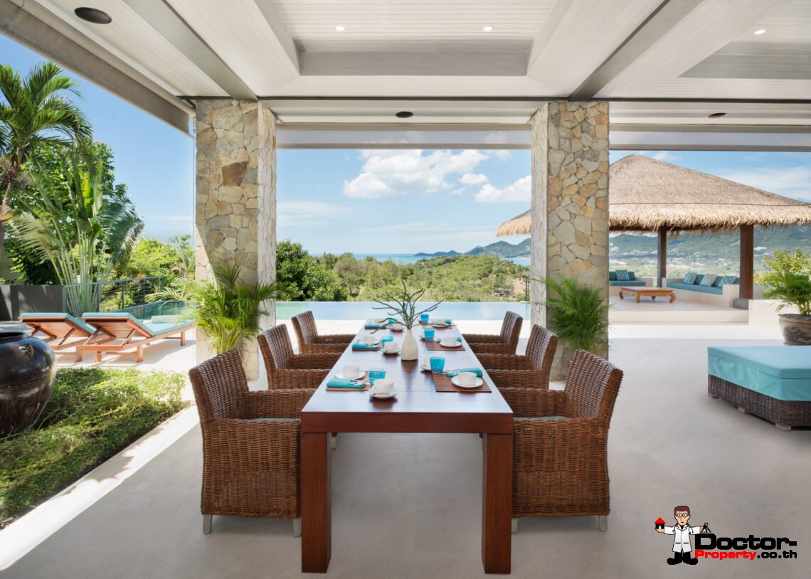 Luxurious 7 Bedroom Villa in Chaweng Hill, Koh Samui – For Sale